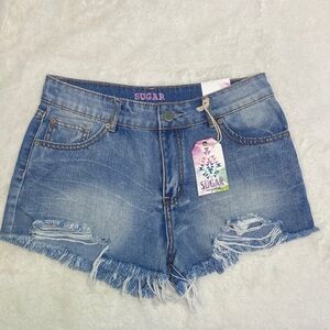 Sugar Women's Casual Blue Jean Shorts